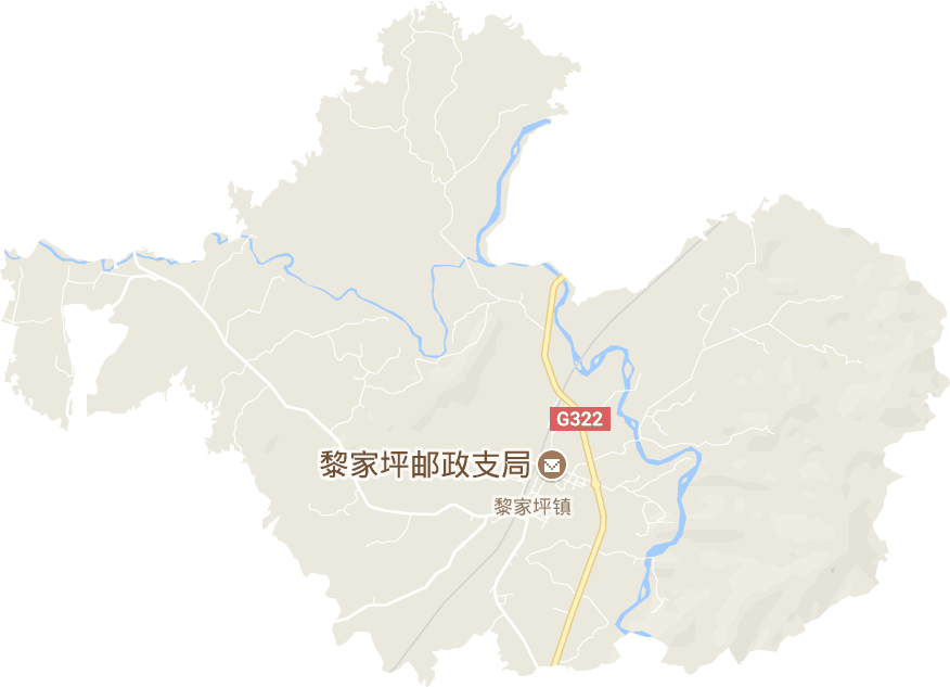 黎家坪鎮電子地圖