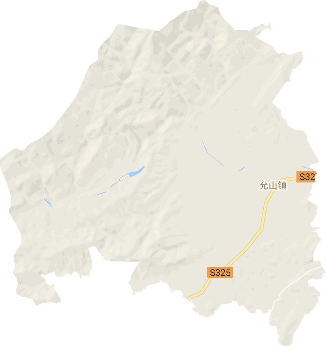 允山鎮電子地圖