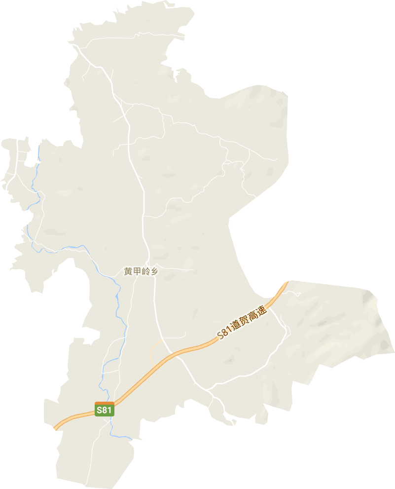 黃甲嶺鄉電子地圖