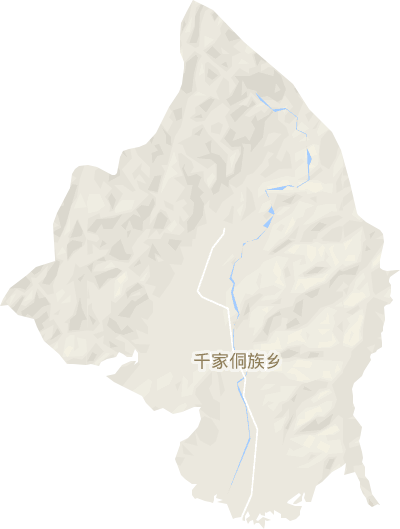 千家峒瑤族鄉電子地圖