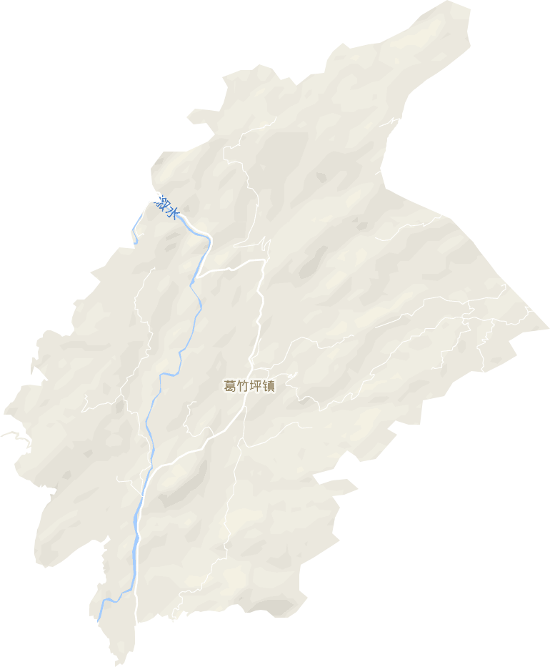 葛竹坪鎮電子地圖