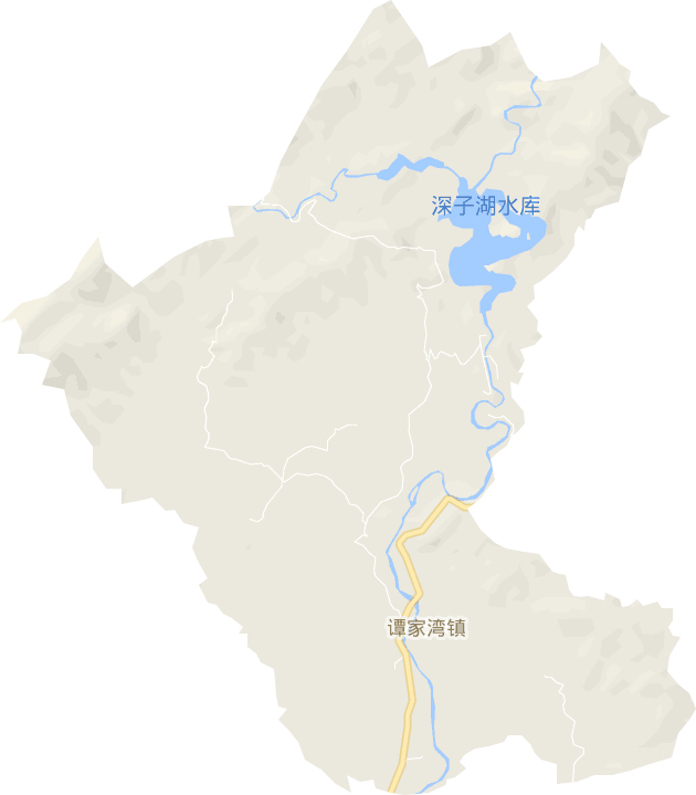 譚家灣鎮電子地圖