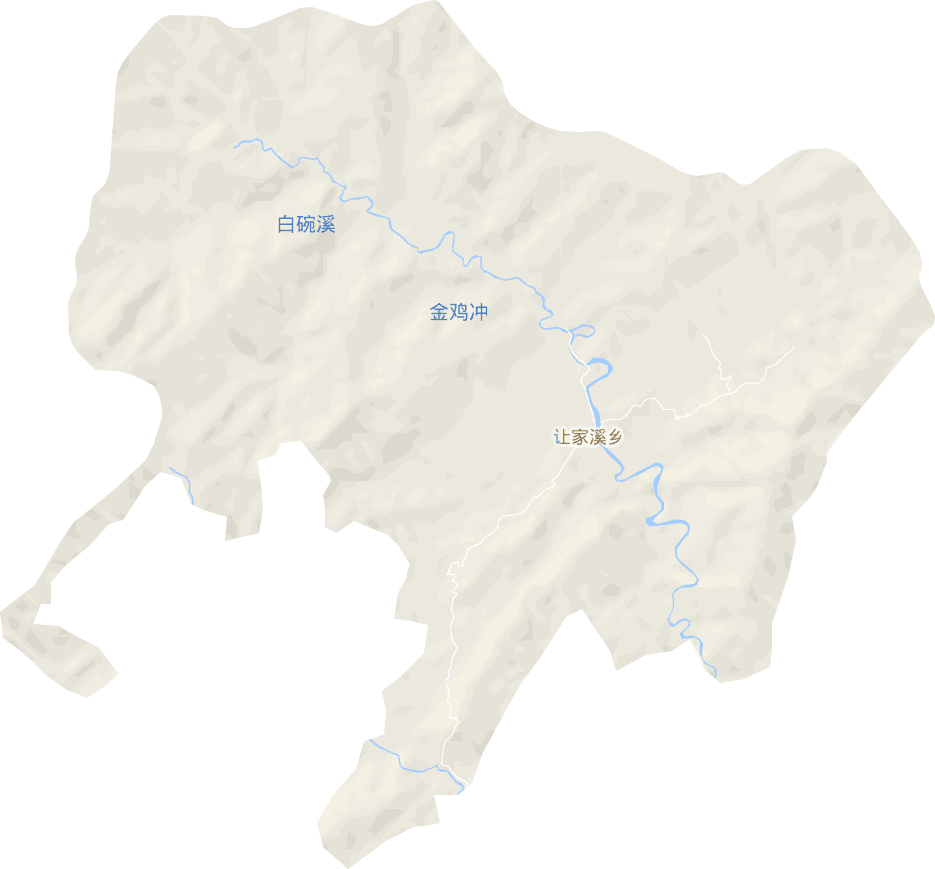 讓家溪鄉(xiāng)電子地圖
