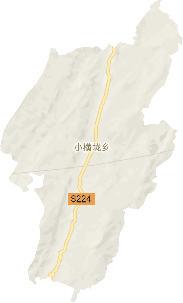 小橫垅鄉電子地圖