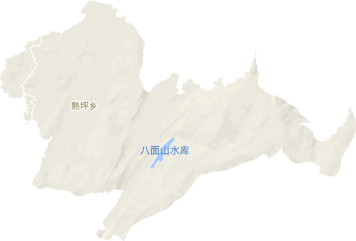 熟坪鄉電子地圖