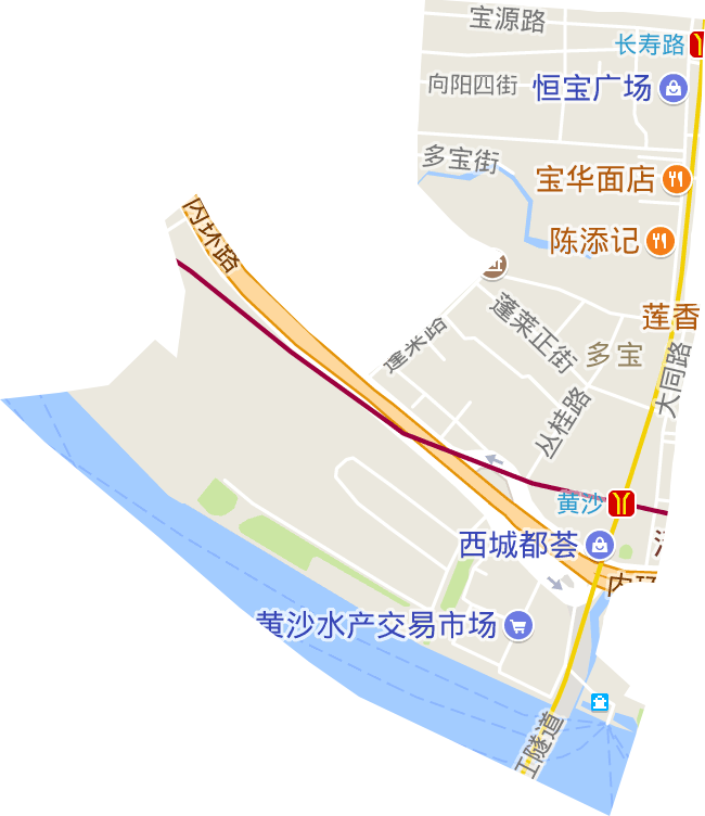 多寶街道電子地圖