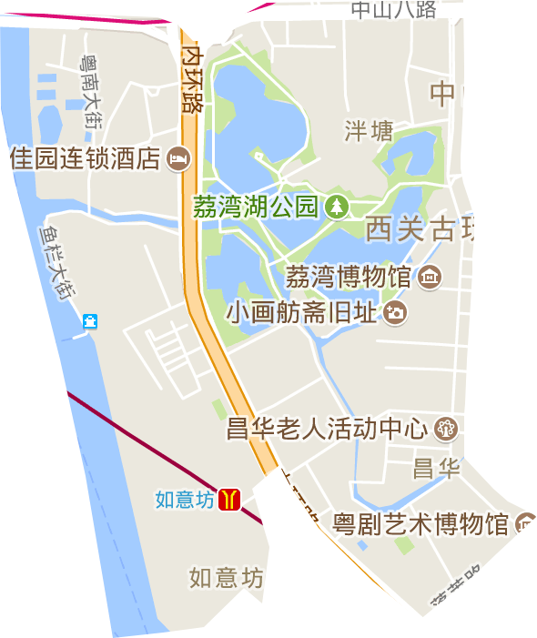 昌華街道電子地圖