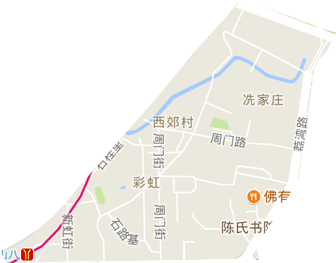 彩虹街道電子地圖