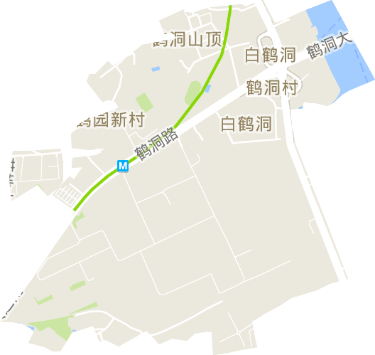 白鶴洞街道電子地圖