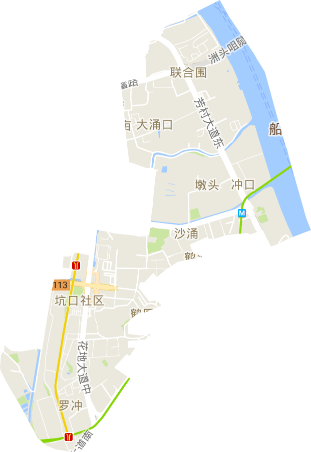 沖口街道電子地圖