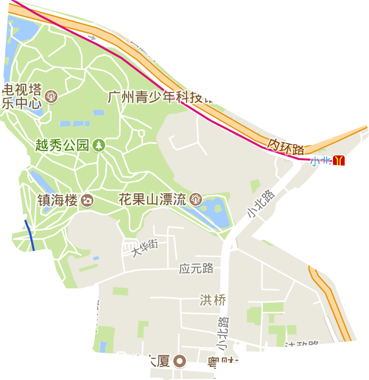 洪橋街道電子地圖