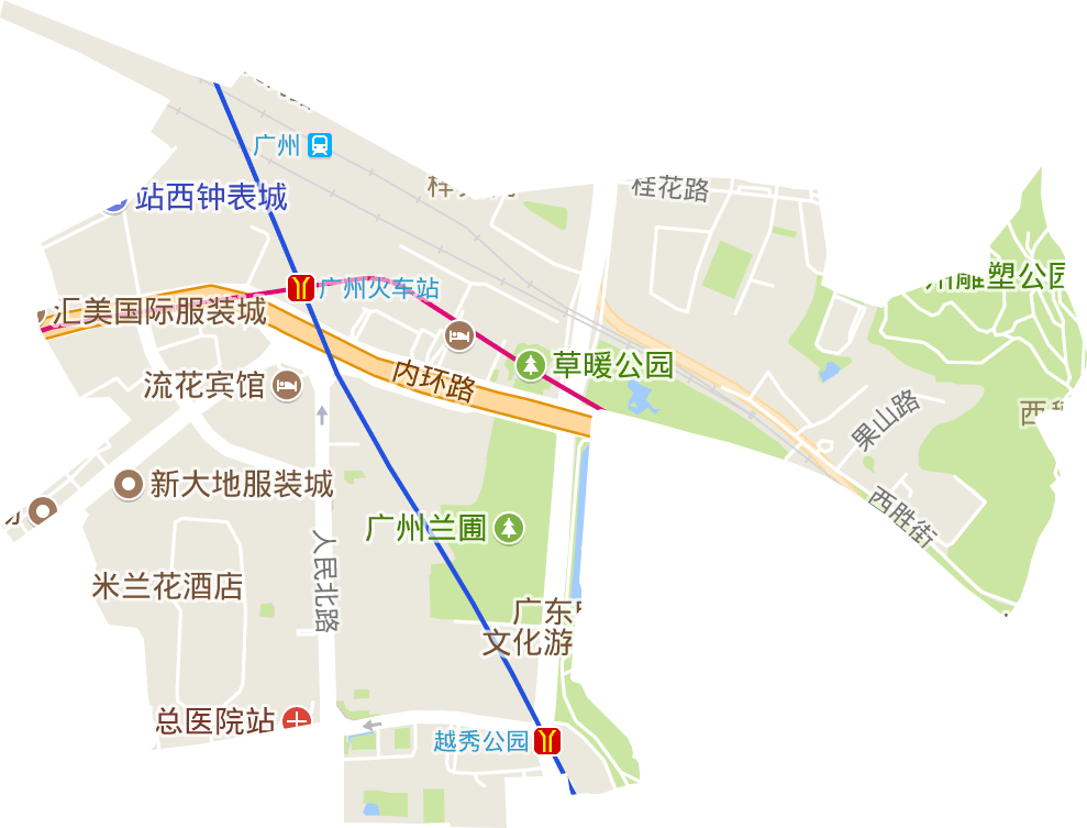 流花街道電子地圖