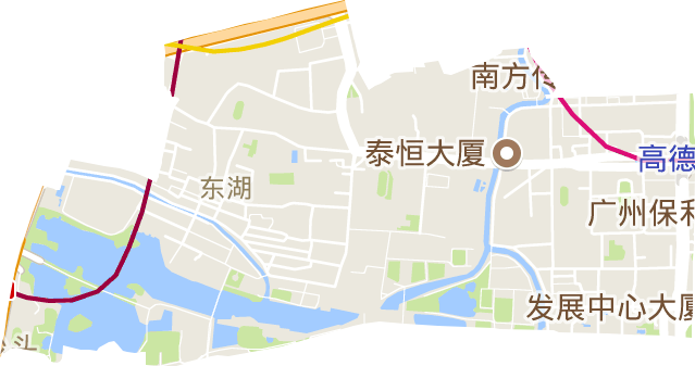 東山街道電子地圖