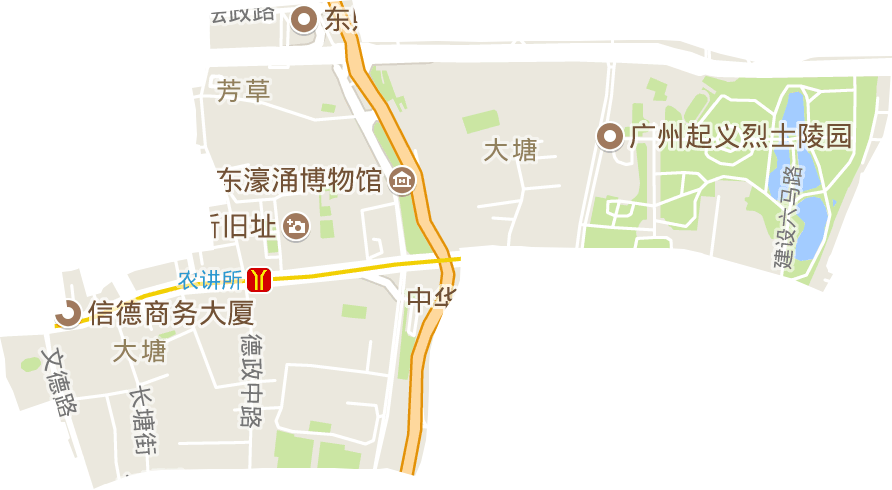 大塘街道電子地圖