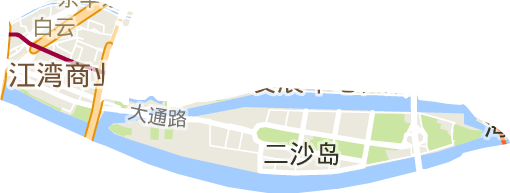 白云街道電子地圖