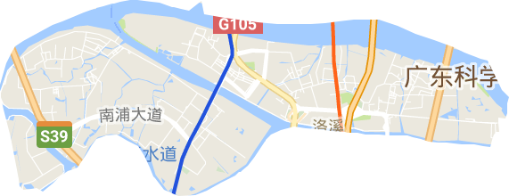 洛浦街道電子地圖