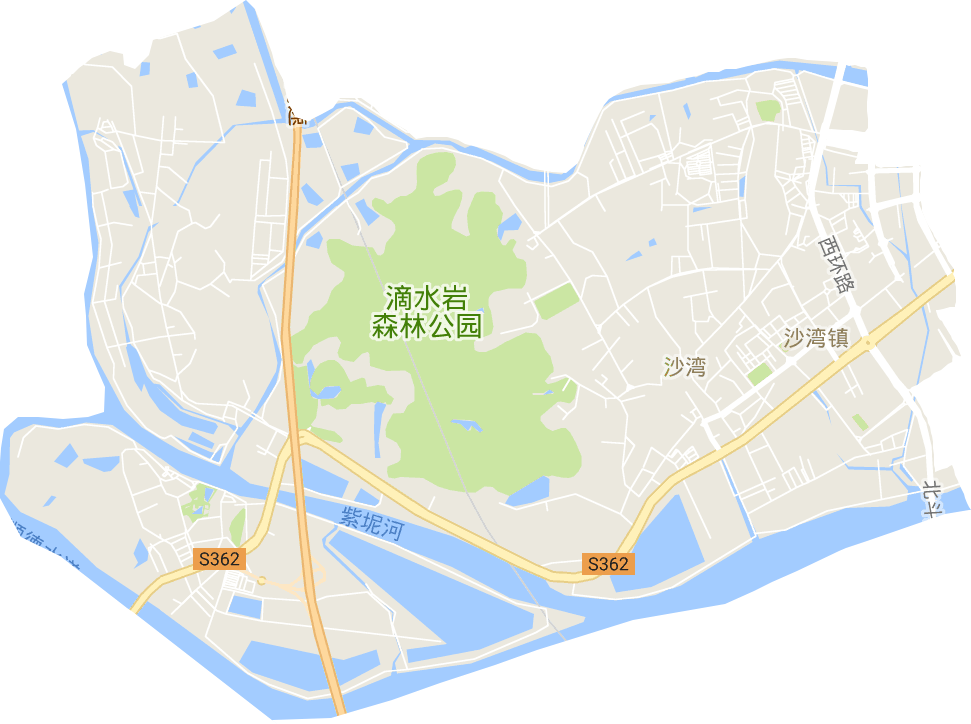 沙灣鎮電子地圖