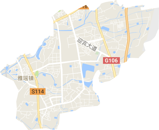 新雅街道電子地圖
