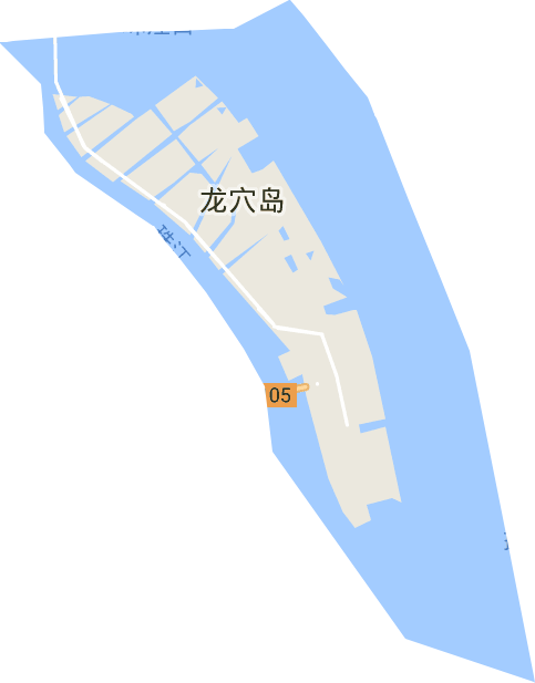 龍穴街道電子地圖