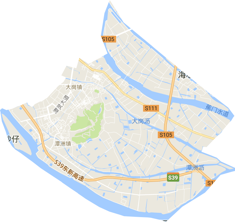大崗鎮電子地圖