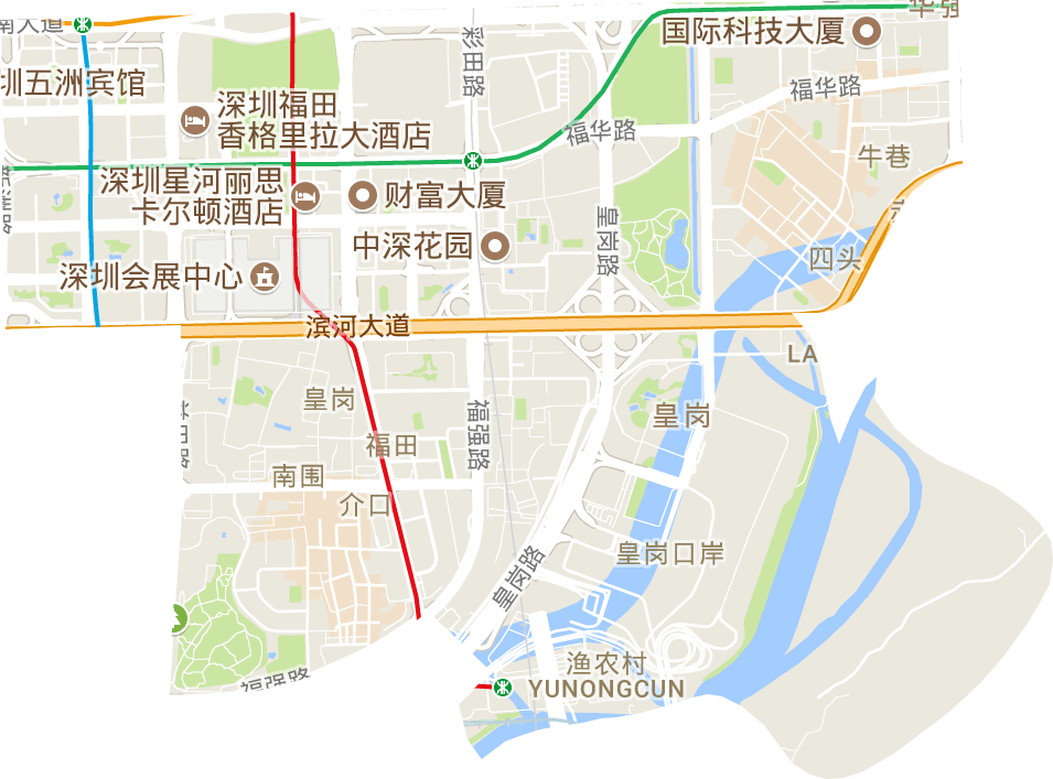 福田街道電子地圖