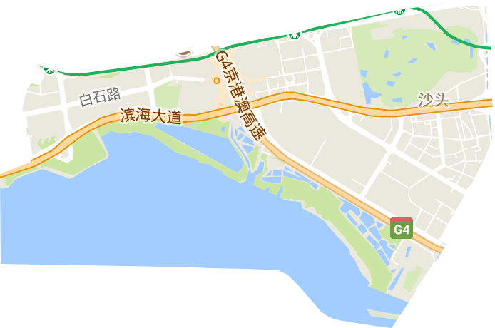 沙頭街道電子地圖