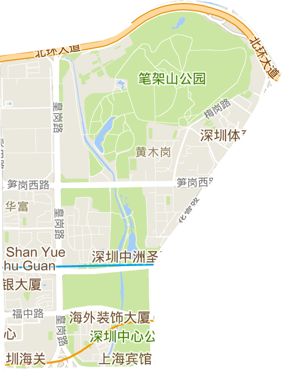 華富街道電子地圖