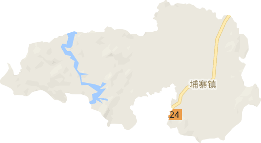 埔寨鎮電子地圖