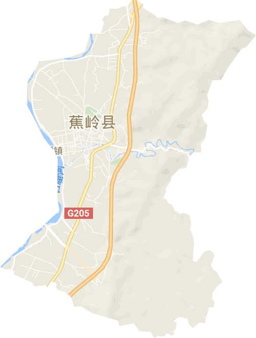 蕉城鎮電子地圖