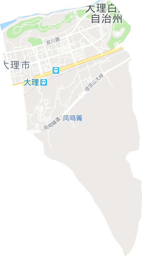 大理創新工業園區天井辦事處電子地圖
