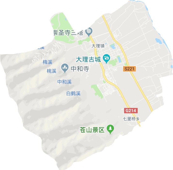 大理鎮(zhèn)電子地圖
