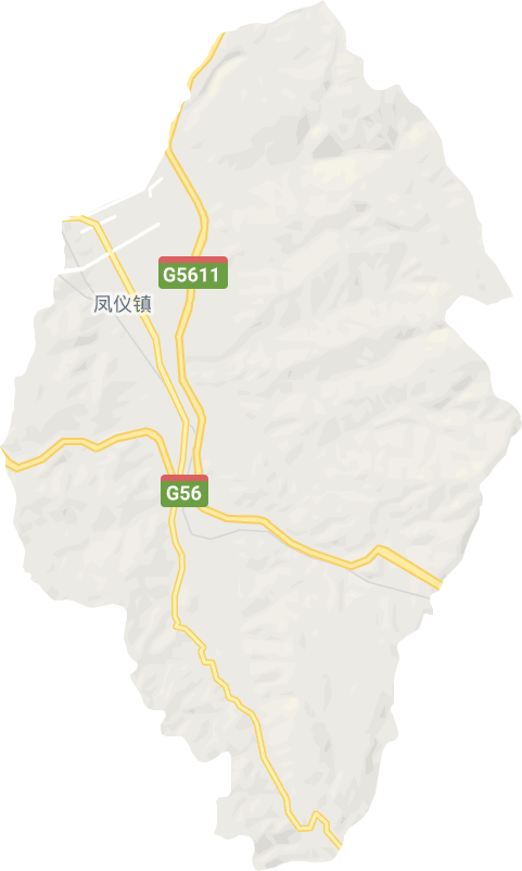 大理創新工業園區鳳儀鎮電子地圖