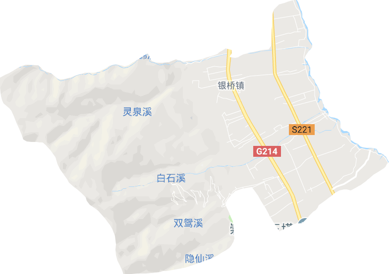 銀橋鎮電子地圖