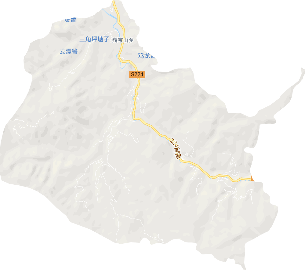 巍寶山鄉電子地圖