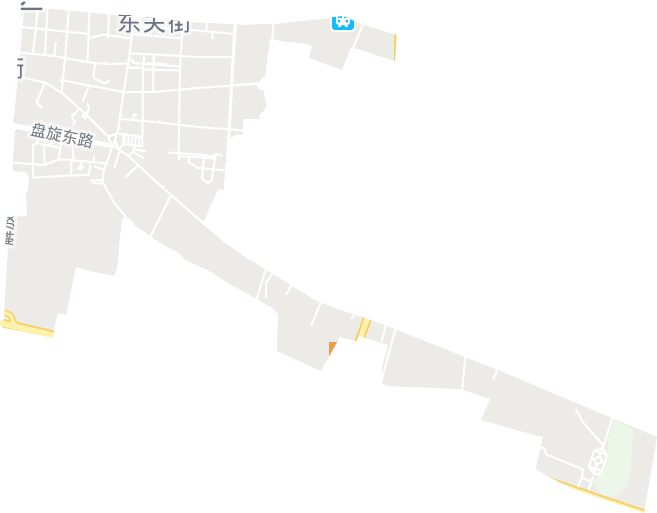 東南街街道電子地圖