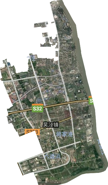 吳涇鎮衛星圖