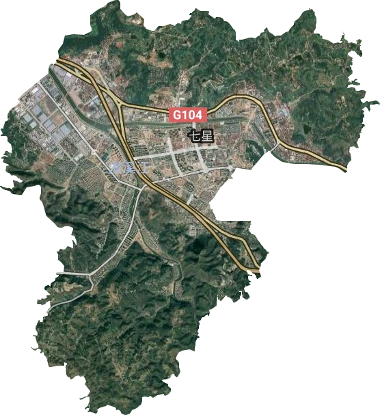 七星街道衛星圖