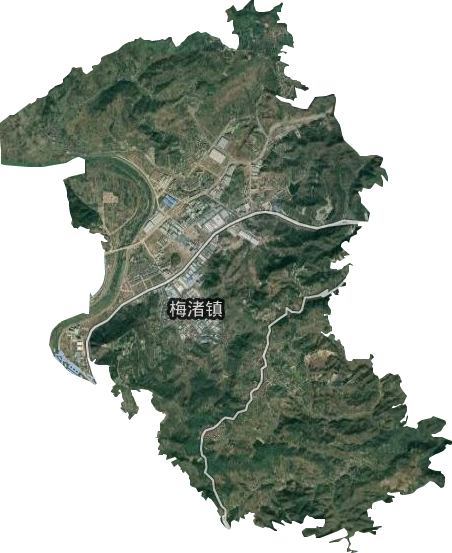 梅渚鎮(zhèn)衛(wèi)星圖