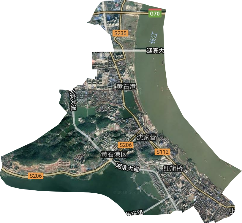 黃石港區(qū)社區(qū)工作管理委員會衛(wèi)星圖