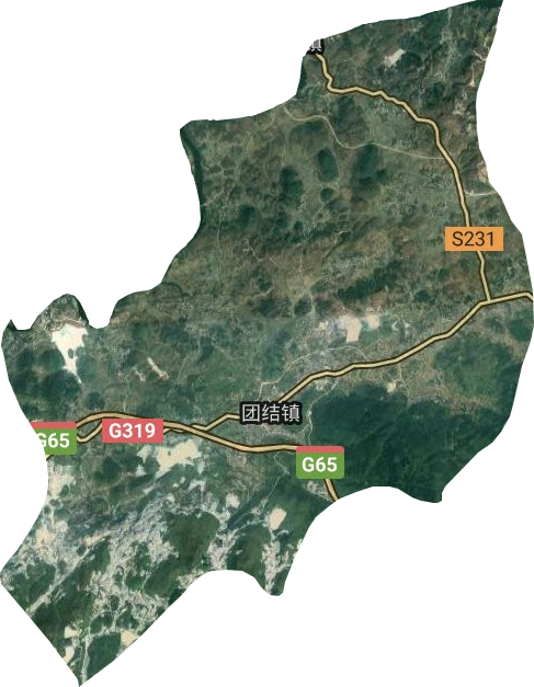 團(tuán)結(jié)鎮(zhèn)衛(wèi)星圖