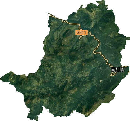南加鎮衛星圖