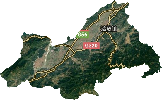 遮放鎮(zhèn)衛(wèi)星圖