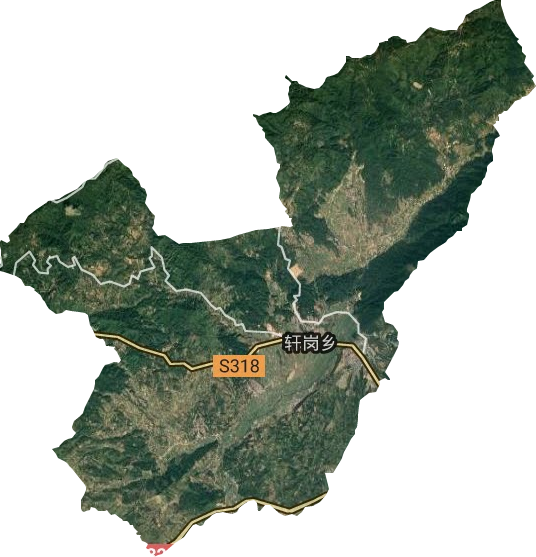 軒崗鄉衛星圖