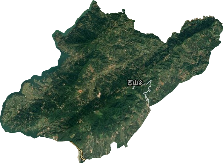 西山鄉衛星圖
