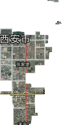 張家堡街道衛星圖