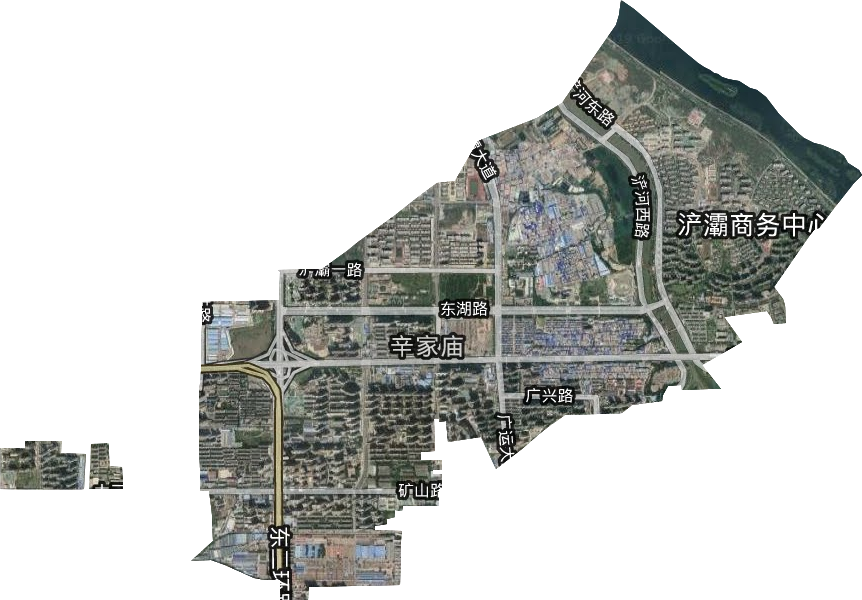 辛家廟街道衛(wèi)星圖