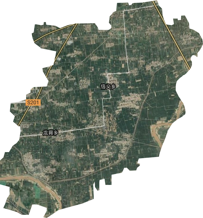 龍背鄉衛星圖