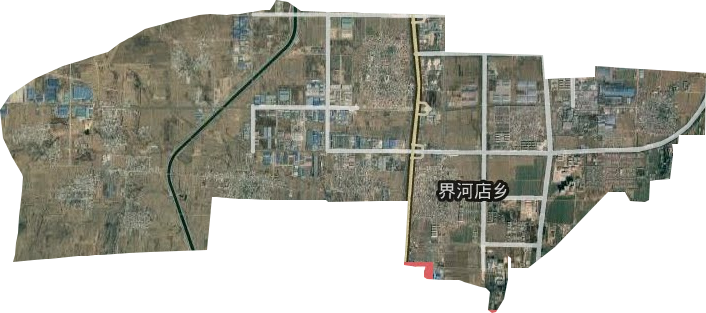 界河店鄉衛星圖