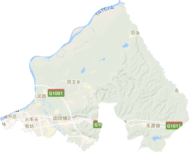 道外區地形圖