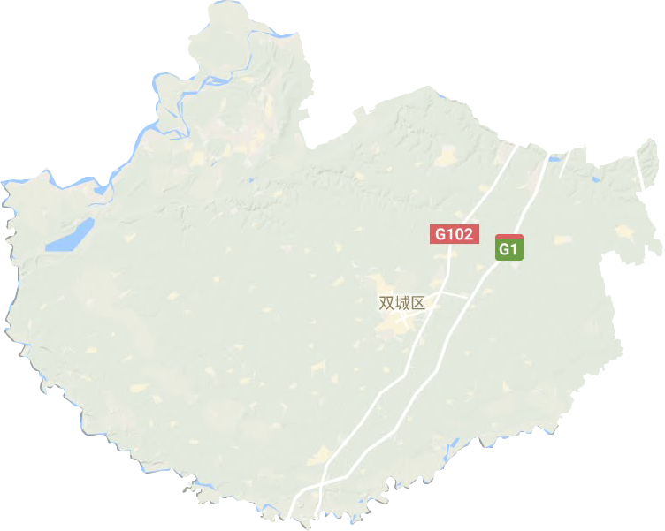 雙城區地形圖